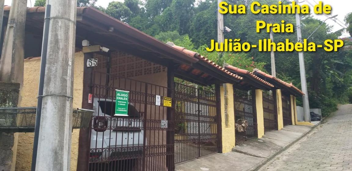 Вилла Casinhas Na Praia Do Juliao Em Ilhabela Sp Экстерьер фото